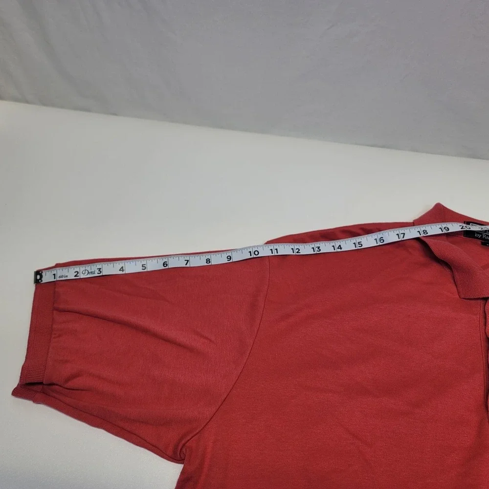 Vintage Polo Ralph Lauren Made in USA Red Casual Polo Short Sleeve Shirt Men XL